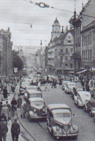 Karl Johans gate 1950.